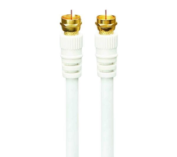 LOGIK Satellite F Plug Cable - 4 m - Image 1