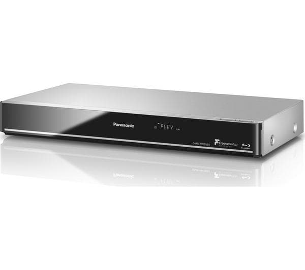 PANASONIC DMR-PWT655EB Smart 3D Blu-ray & DVD Player with Freeview Play Recorder - 1 TB HDD - Image 1