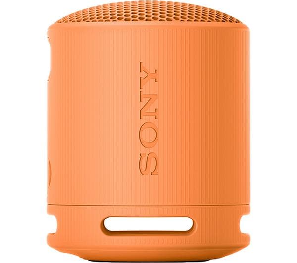 SONY SRS-XB100 Portable Bluetooth Speaker - Orange - Image 1