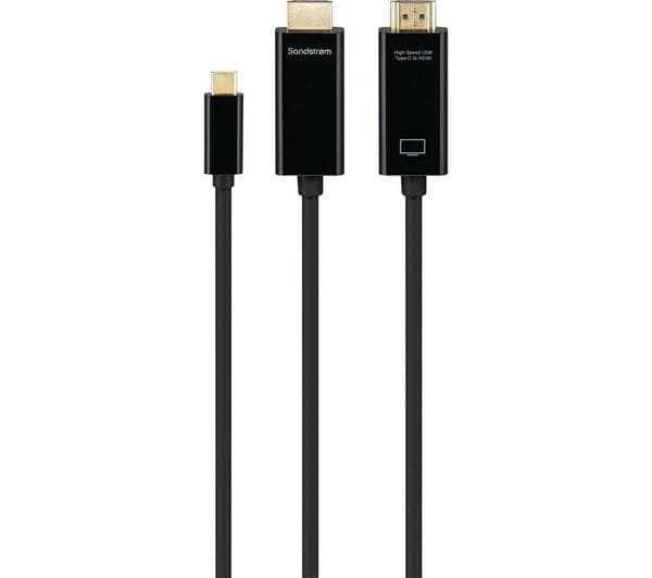 SANDSTROM S2HDMC125 USB Type-C to HDMI Cable - 2 m - Image 1