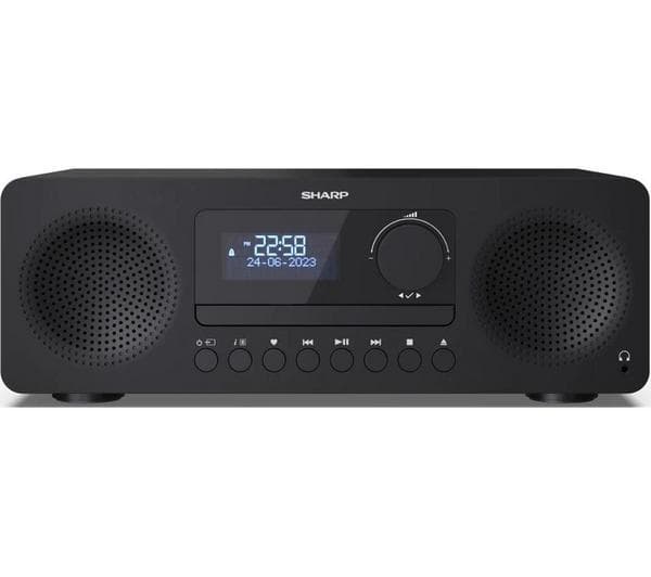 SHARP Tokyo XL-B720D Bluetooth All-in-one Hi-Fi System - Black - Image 1