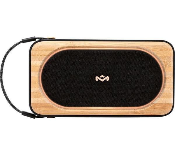 HOUSE OF MARLEY Roots Solar Portable Bluetooth Speaker - Black - Image 1