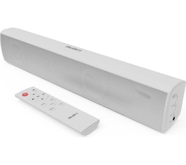 MAJORITY Bowfell 2.1 Compact Sound Bar - White - Image 1