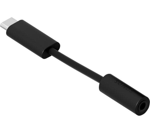 SONOS USB-C to Headphone Jack Adapter - Black, 0.1 m - Image 1