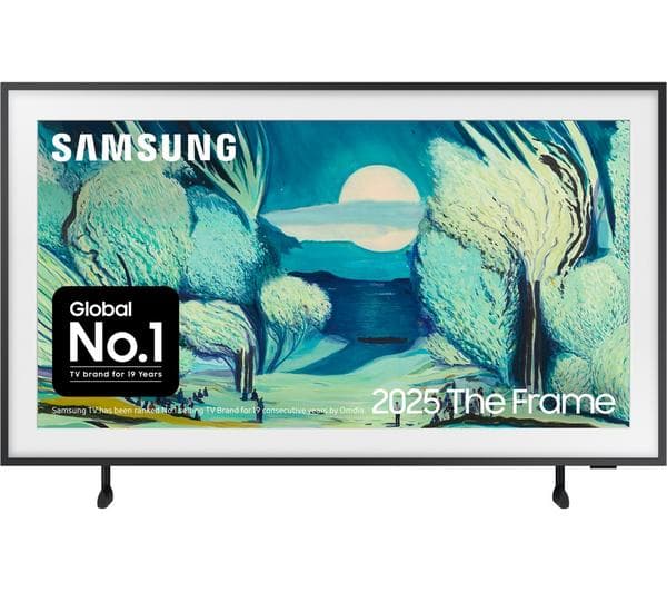 SAMSUNG The Frame (2025) 43\" QLED 4K Art Mode Smart AI TV with Slim Fit Wall Mount - QE43LS03FA - Image 1