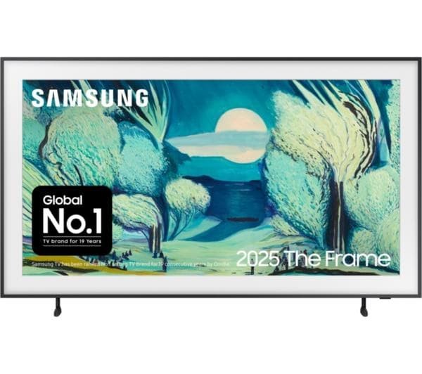 SAMSUNG The Frame (2025) 55\" QLED 4K Art Mode Smart AI TV with Slim Fit Wall Mount - QE55LS03FA - Image 1