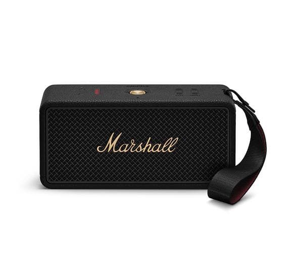 MARSHALL Middleton II Portable Bluetooth Speaker - Black & Brass - Image 1