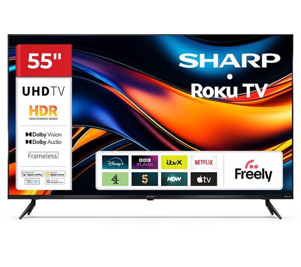 SHARP 4T-C55HJ4725K 55\" Smart 4K Ultra HD HDR LED TV - Image 1
