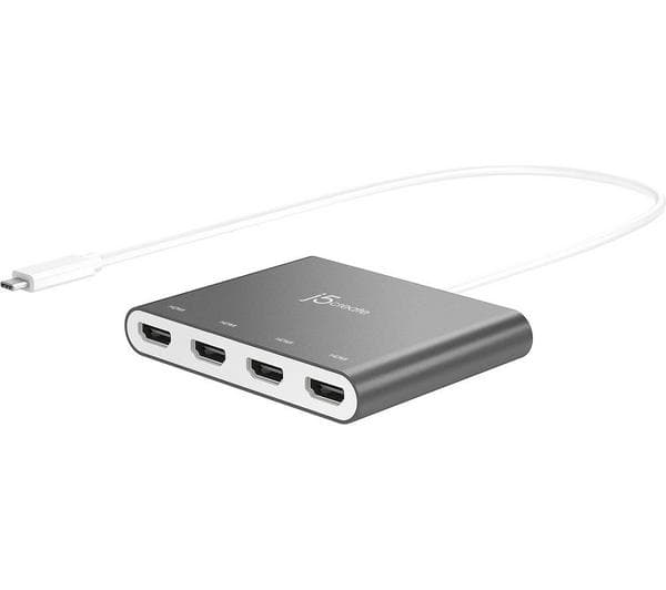 J5CREATE JCA366 USB Type-C to 4-port HDMI Adapter - Image 1