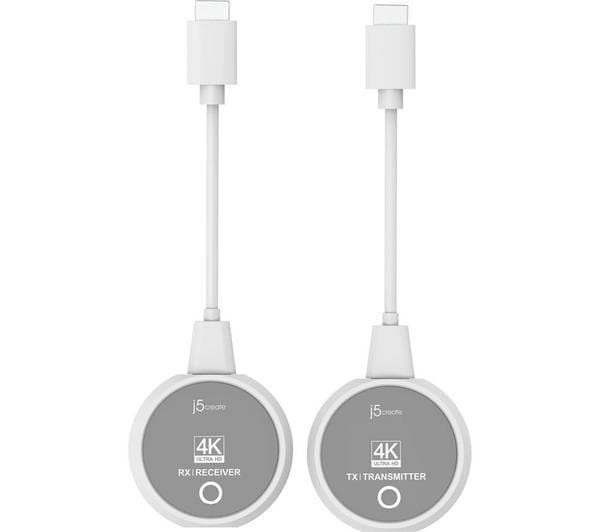 J5CREATE ScreenCast JVAW75-N 4K Wireless HDMI Display Extender - Image 1
