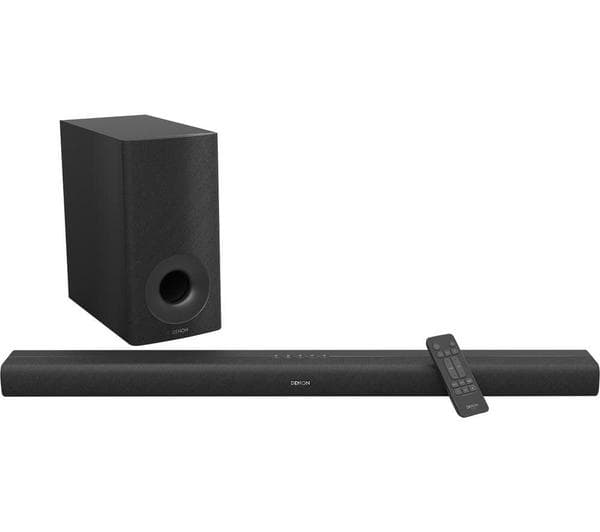 DENON DHT-S316 Wireless Sound Bar with Dolby Digital - Black - Image 1