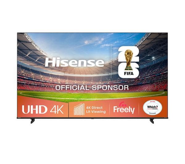 HISENSE A6Q 85\" LED 4K HDR Smart TV with Freely - 85A6QTUK - Image 1