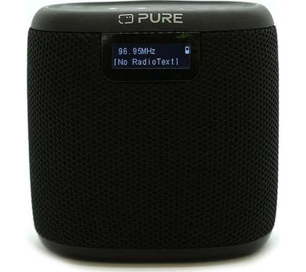 PURE Woodland Mini Portable Bluetooth Speaker - Black - Image 1