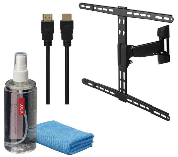 LOGIK LFMSKM16 Full Motion TV Bracket Starter Kit