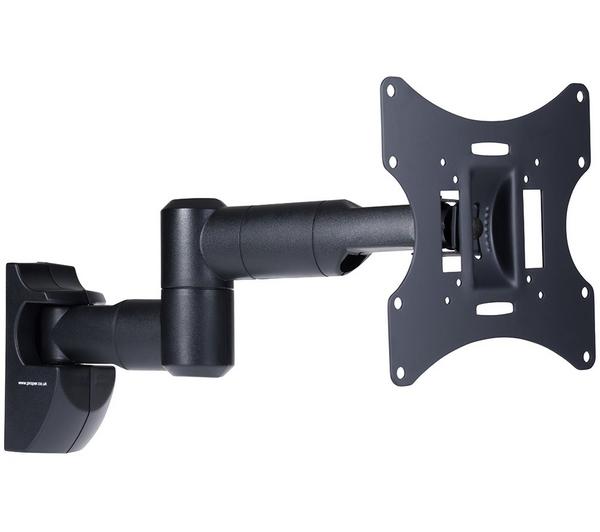 PROPERAV Swing Arm Full Motion 23-46\" TV Bracket - Black