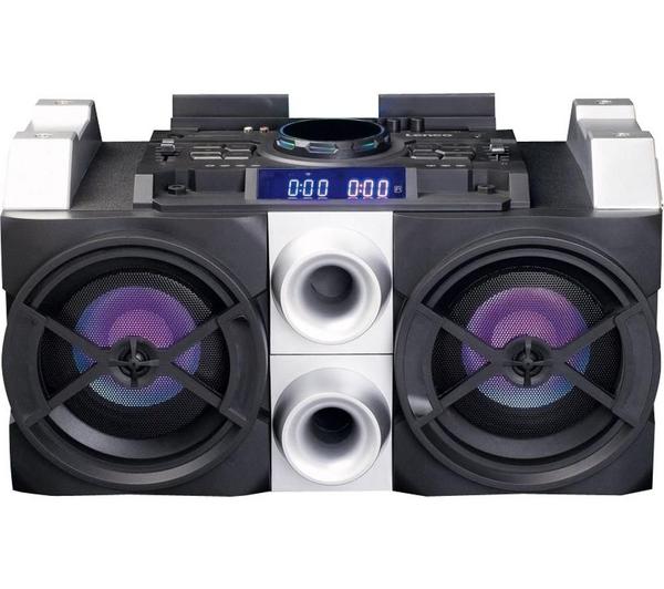 LENCO PMX-150 Megasound Party Speaker - Black & Silver