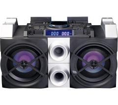 LENCO PMX-150 Megasound Party Speaker - Black & Silver