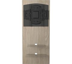 ALPHASON Mercury 600 mm TV Stand with Bracket for up to 80" TVs - Light Oak