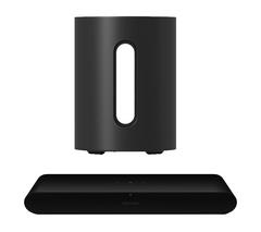 SONOS Ray Compact Sound Bar & SUB Mini Wireless Subwoofer Bundle - Black
