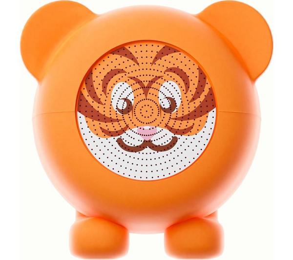 JUICE Animals Tiger Portable Bluetooth Speaker - Orange