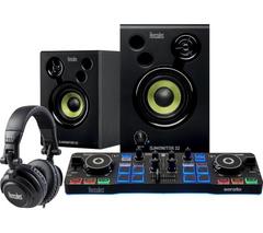 HERCULES DJControl Starlight Audio Controller Starter Kit - Black