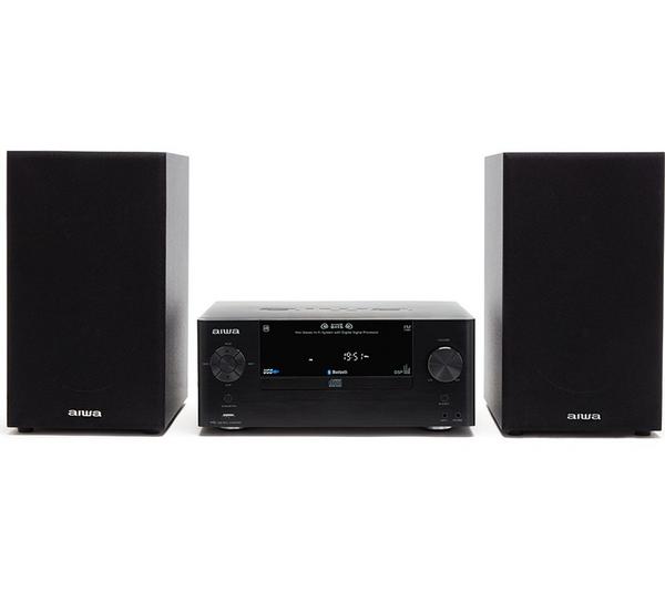 AIWA MSBTU-500 Bluetooth Mini Hi-Fi System - Black