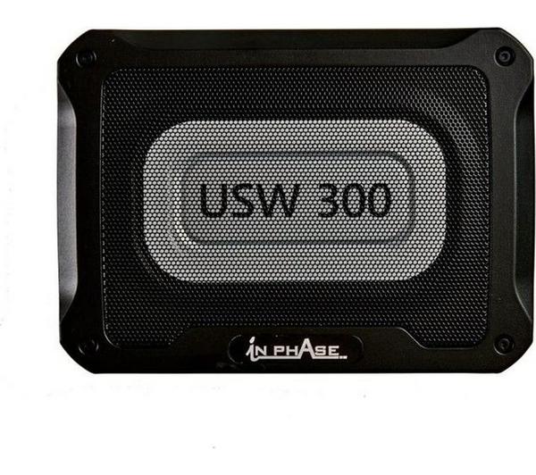 IN PHASE USW300 Car Subwoofer - Black