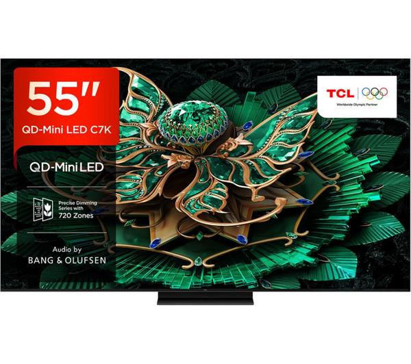 TCL C7K 55\" QD-Mini LED 4K HDR Smart Google TV - 55C7K