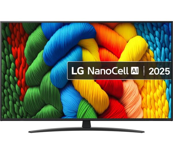 LG NANO81A 55\" NanoCell AI 4K HDR Smart TV 2025 - 55NANO81A6A
