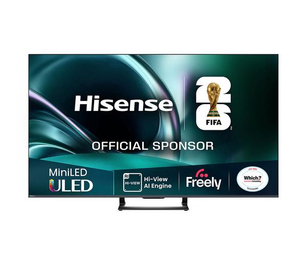 HISENSE U7Q PRO 75\" Mini LED 4K 165Hz Smart AI TV with Freely - 75U7QTUK PRO