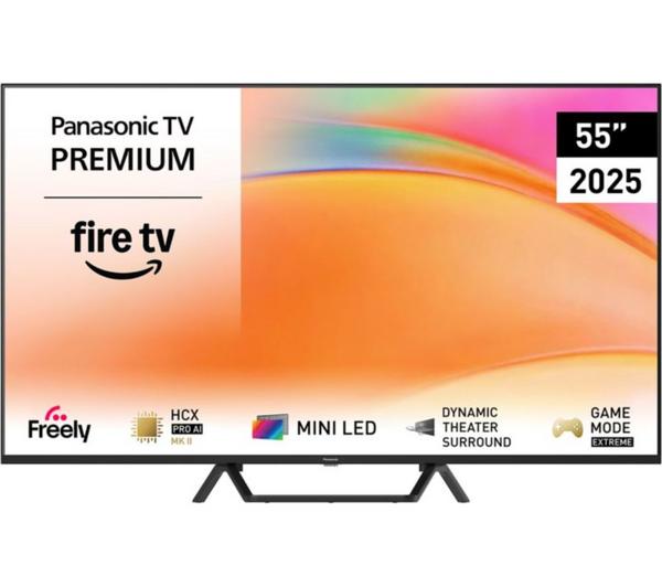 PANASONIC W95B 55\" Mini LED 4K HDR Smart Fire TV with Freely - TV-55W95BEB
