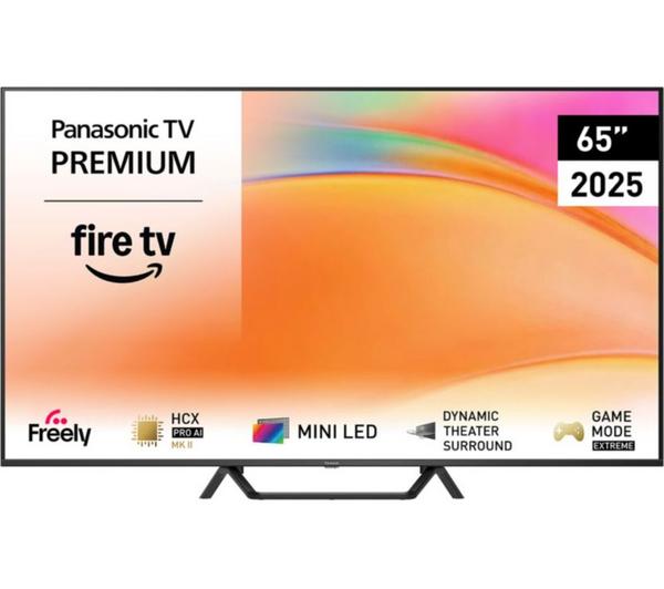 PANASONIC W95B 65\" Mini LED 4K HDR Smart Fire TV with Freely - TV-65W95BEB