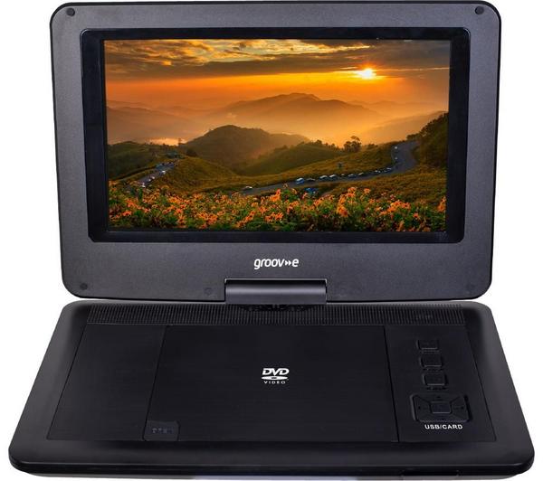 GROOV-E GVDP02BK Portable DVD Player - Black
